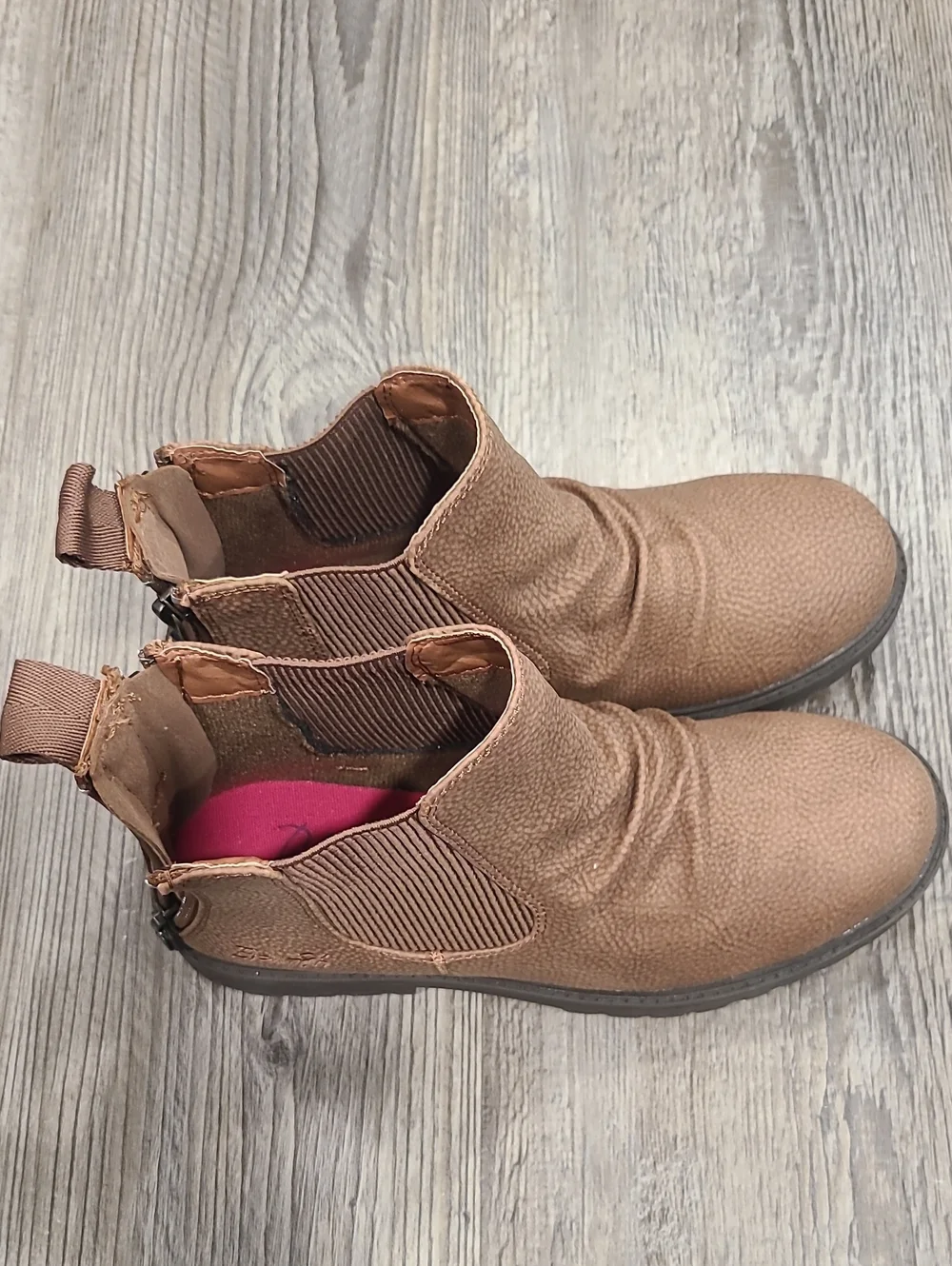 Blowfish Malibu Redsen-k Chelsea Wheat Saddlerock Size 4